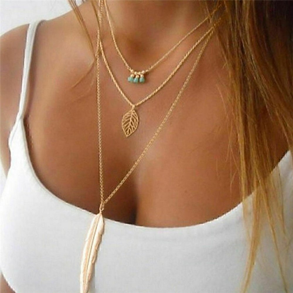 ๐ LAYERED ๐ Beaded Necklace